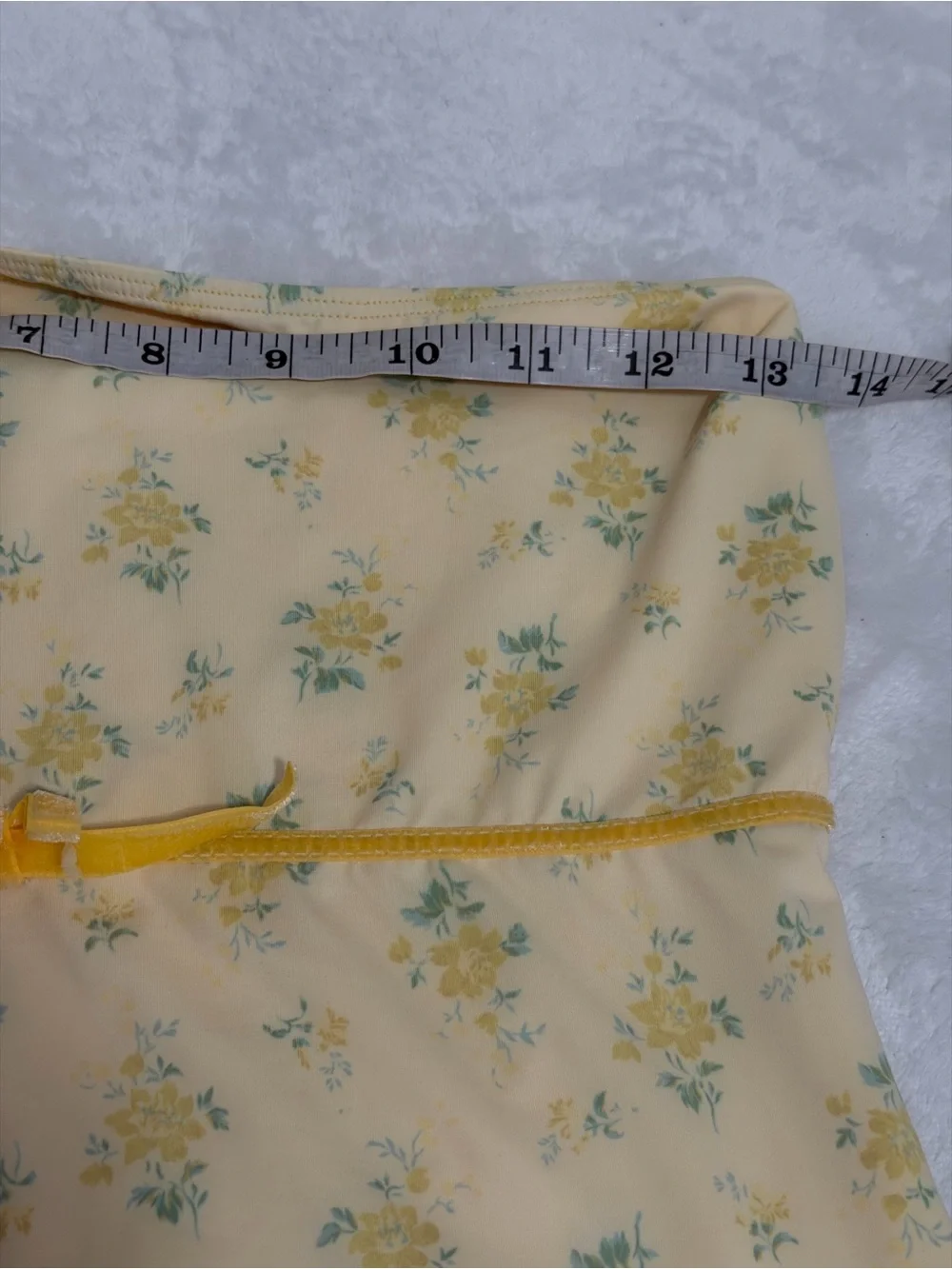 Frankie’s Bikinis Yellow Floral Set Size M and L